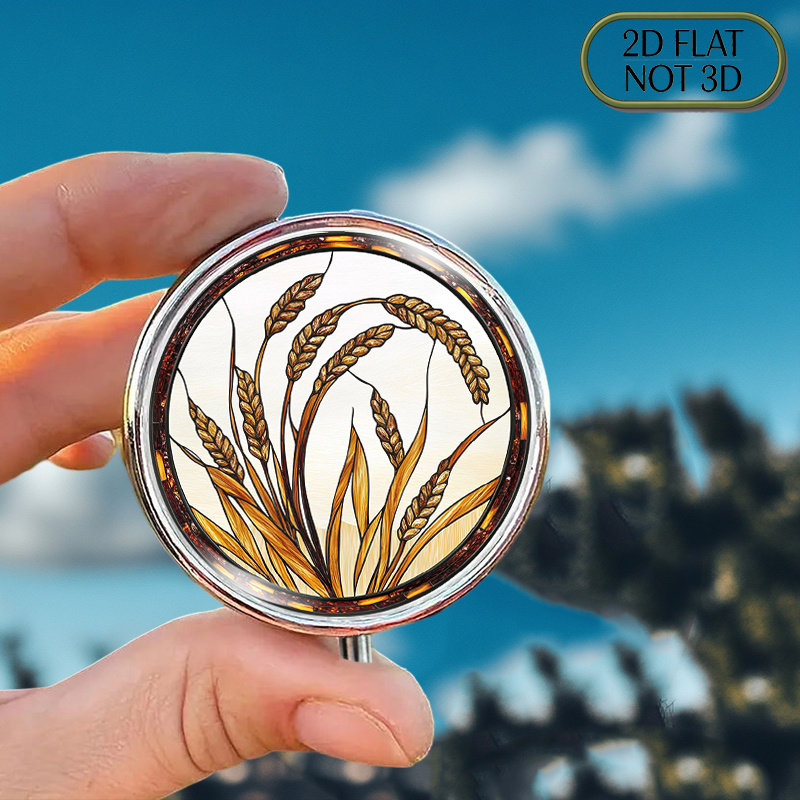 Travel Accessories As Gifts - علبة أدوية معدنية مسطحة ومحمولة ودائرية