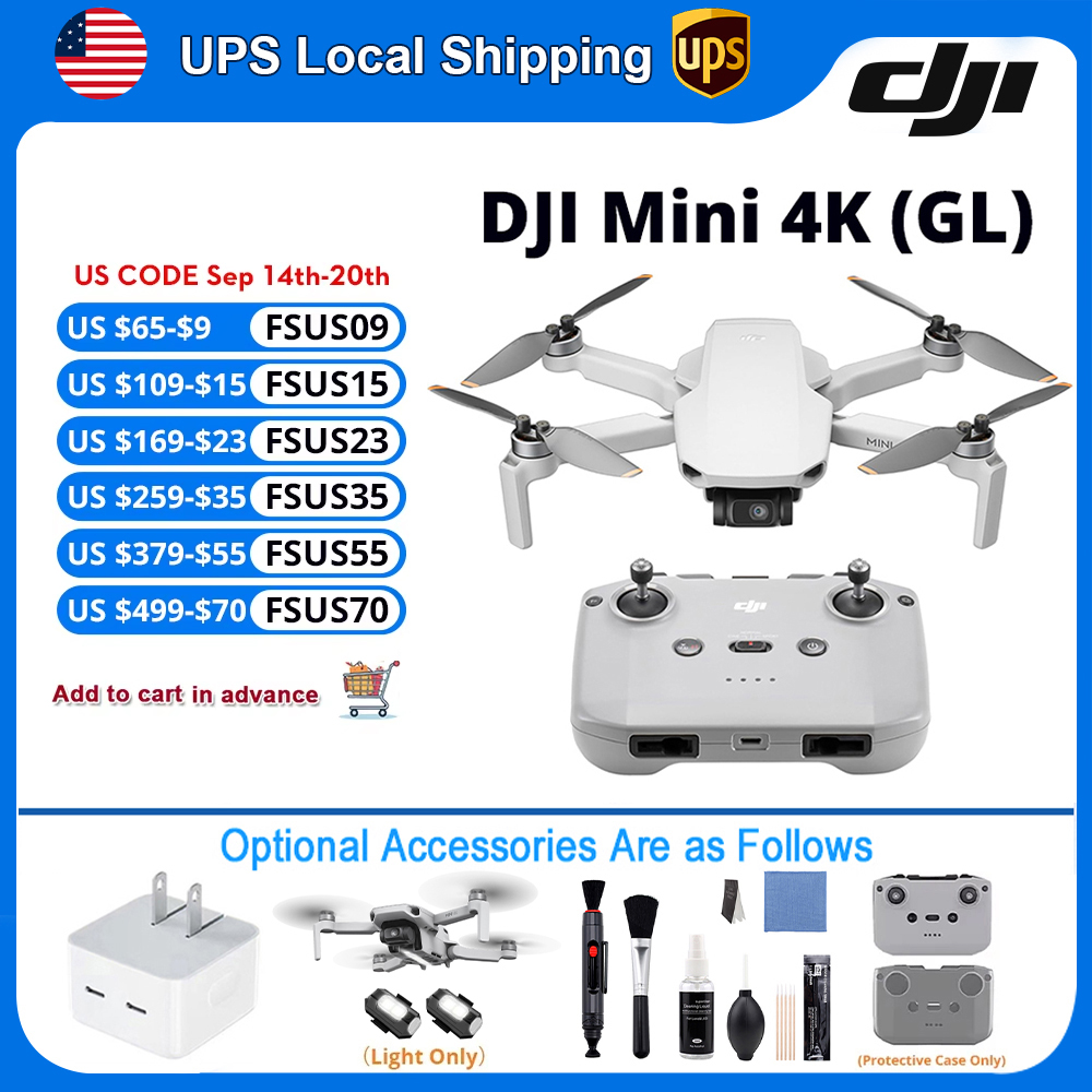 طائرة DJI Mini 4K بدون طيار مع - مراجعة Travel Accessories Long Flight وسعره
