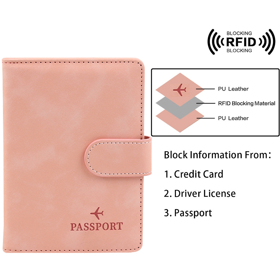 غطاء جواز السفر بزر مغناطيسي ت - مراجعة Travel Accessories Wallet وسعره