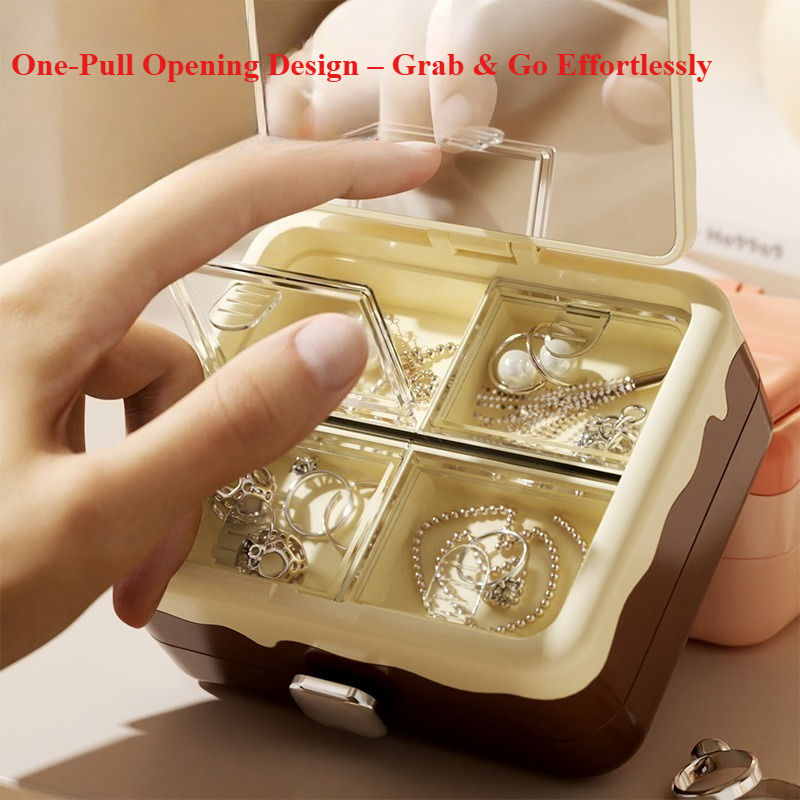 منظم المجوهرات المحمول، صندوق  - مراجعة Travel Accessories Jewelry وسعره