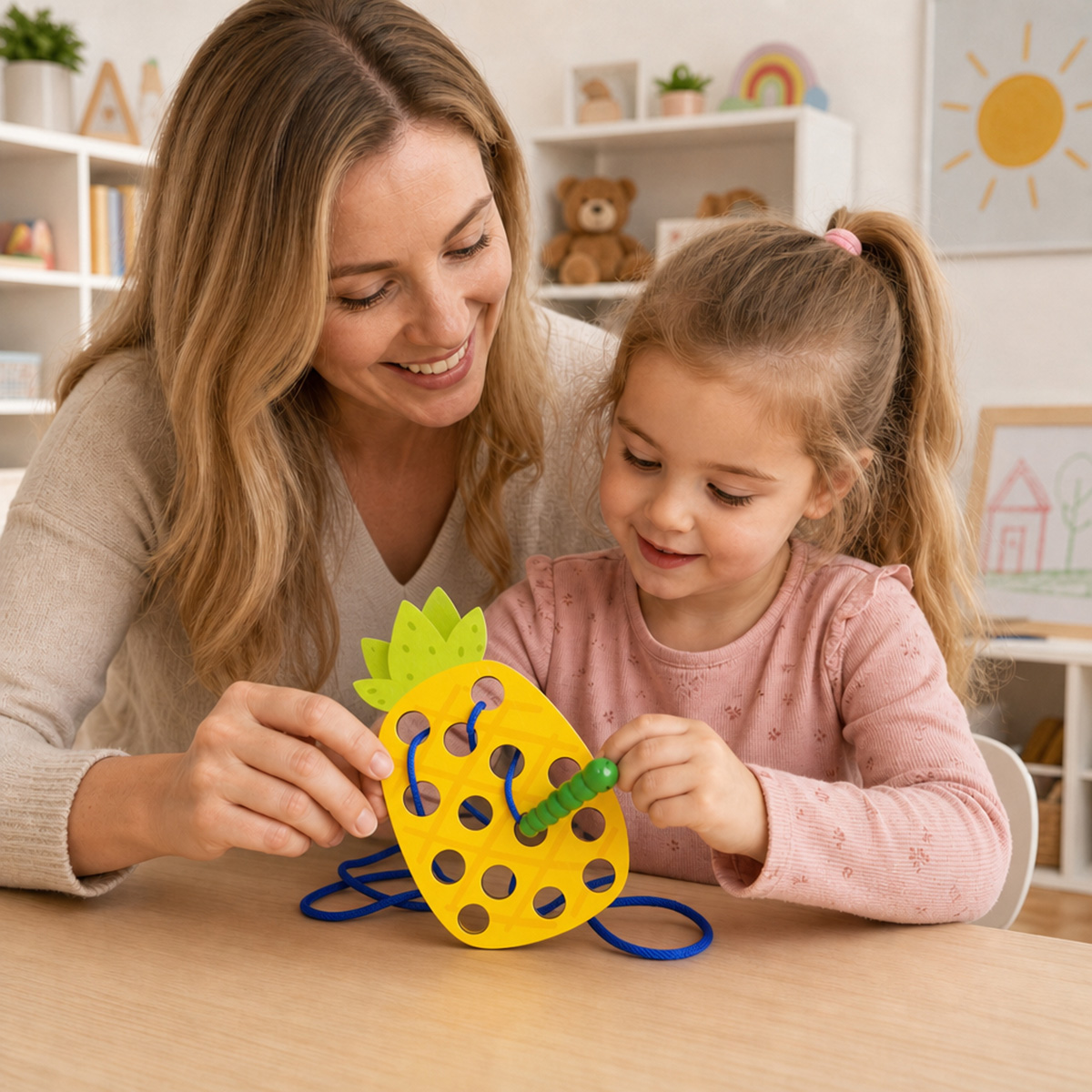 ألعاب خشبية على شكل أناناس للر - مراجعة Travel Accessories Baby وسعره